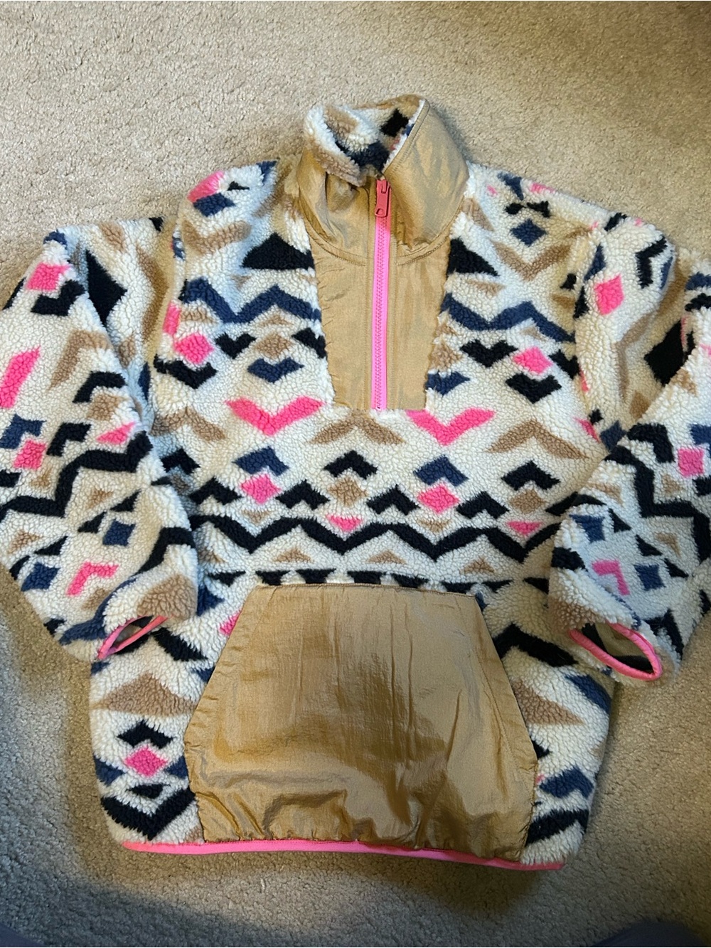Levis fleece quarter-zip (x-small)